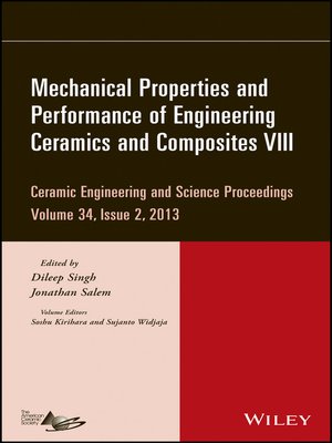 cover image of Mechanical Properties and Performance of Engineering Ceramics and Composites VIII